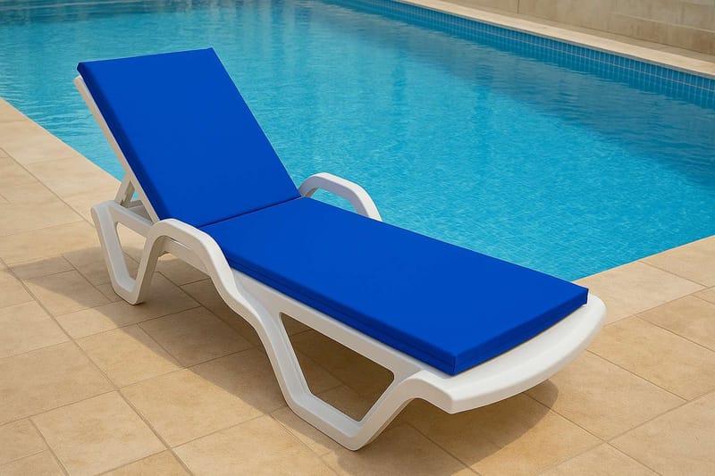 Travos Solstolskudde - Blå - Utemöbler - Dynor - Solsängsdynor