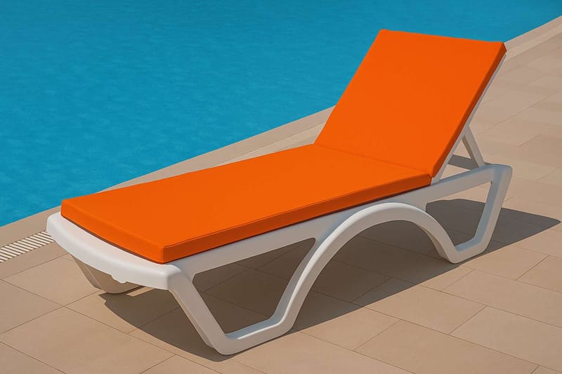 Travos Solstolskudde - Orange - Utemöbler - Dynor - Solsängsdynor