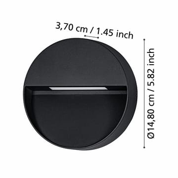 Vägglampa Utebelysning Maruggio - 15 cm - Belysning - Utomhusbelysning - Fasadbelysning