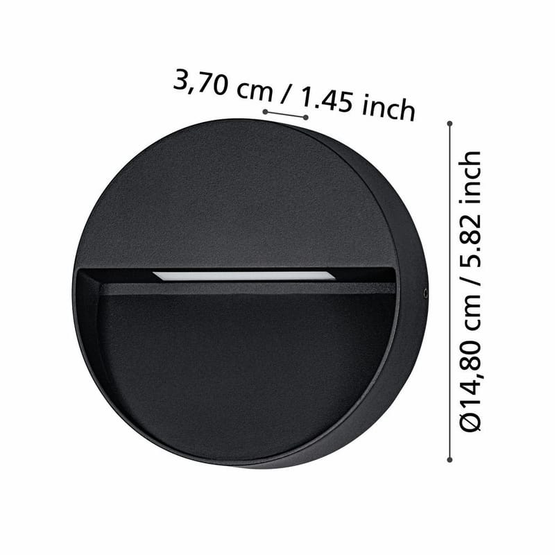 Vägglampa Utebelysning Maruggio - 15 cm - Belysning - Utomhusbelysning - Fasadbelysning