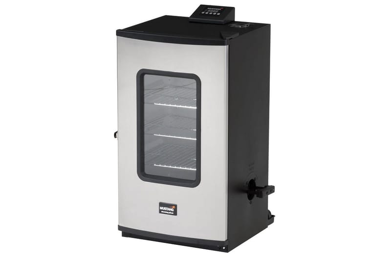 Elektrisk Rökare Mustang 650W - Svart||Silver - Utemöbler - Grillar & matlagning utomhus - Rökar & rökgrill