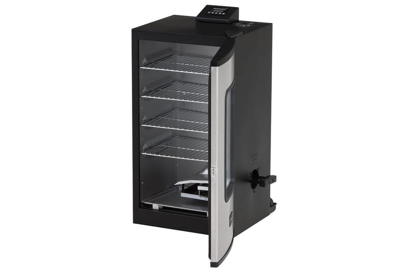 Elektrisk Rökare Mustang 650W - Svart||Silver - Utemöbler - Grillar & matlagning utomhus - Rökar & rökgrill