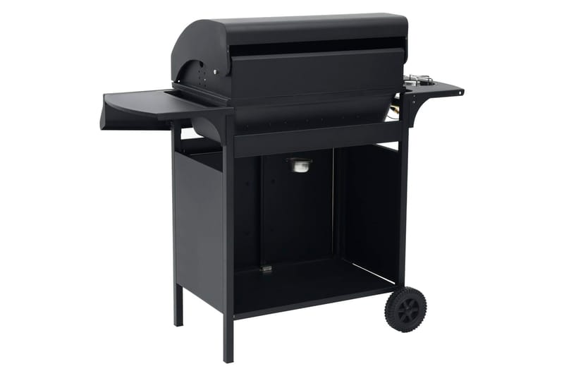 Gasolgrill 4+1 kokzoner svart - Svart - Utemöbler - Grillar & matlagning utomhus - Gasolgrill