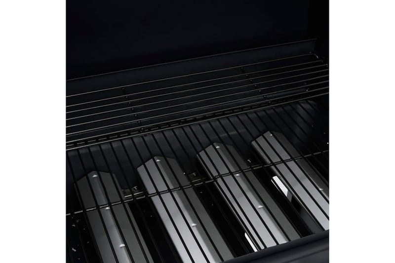 Gasolgrill 4+1 kokzoner svart - Svart - Utemöbler - Grillar & matlagning utomhus - Gasolgrill