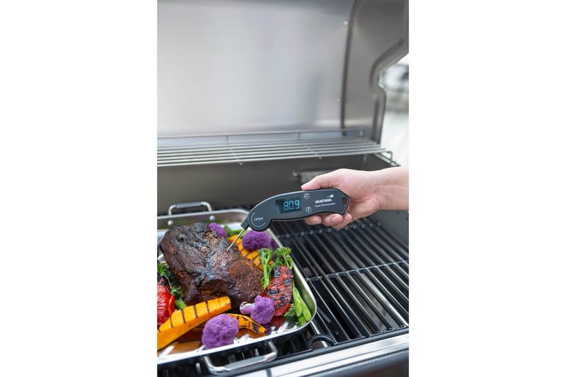 Digital Termometer Mustang Vikbar - Utemöbler - Grillar & matlagning utomhus - Grilltillbehör & grillredskap - Grilltermometer