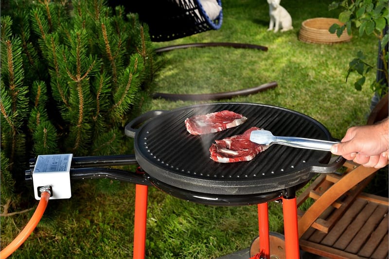 Gasolbrännare 79x53 cm - Orange - Utemöbler - Grillar & matlagning utomhus - Grilltillbehör & grillredskap - Gasolflaska & gasolbrännare