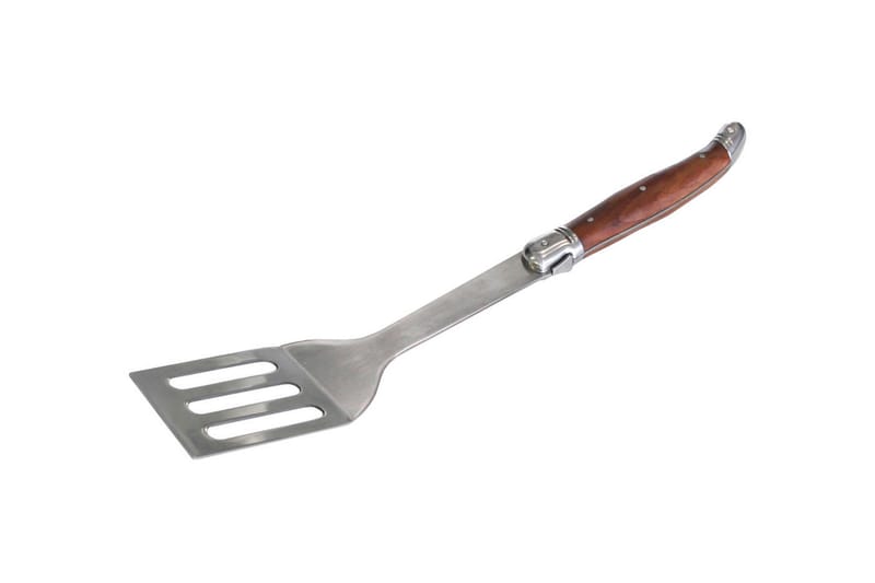 Grillverktyg - 4 delar - Trä|Silver - Utemöbler - Grillar & matlagning utomhus - Grilltillbehör & grillredskap - Grillbestick