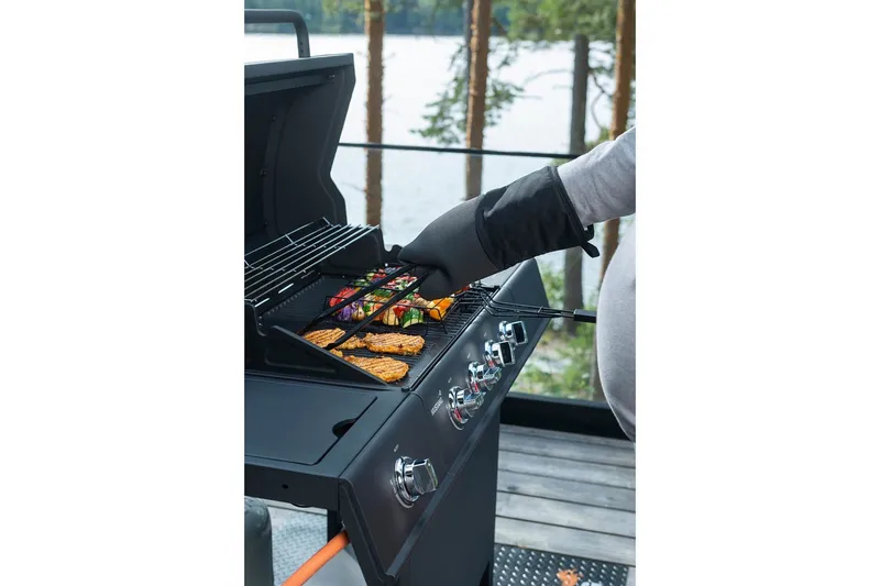 Grillhandske Mustang Svart - Svart - Utemöbler - Grillar & matlagning utomhus - Grilltillbehör & grillredskap - Grillhandske & grillvante