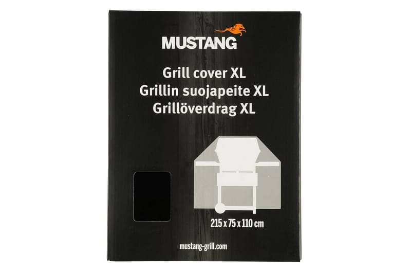 Grillöverdrag Mustang - Svart - Utemöbler - Grillar & matlagning utomhus - Grilltillbehör & grillredskap - Grillöverdrag