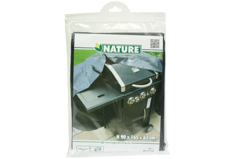 Nature Ã–verdrag till gasolgrill 165x90x63 cm - Svart - Utemöbler - Grillar & matlagning utomhus - Grilltillbehör & grillredskap - Grillöverdrag