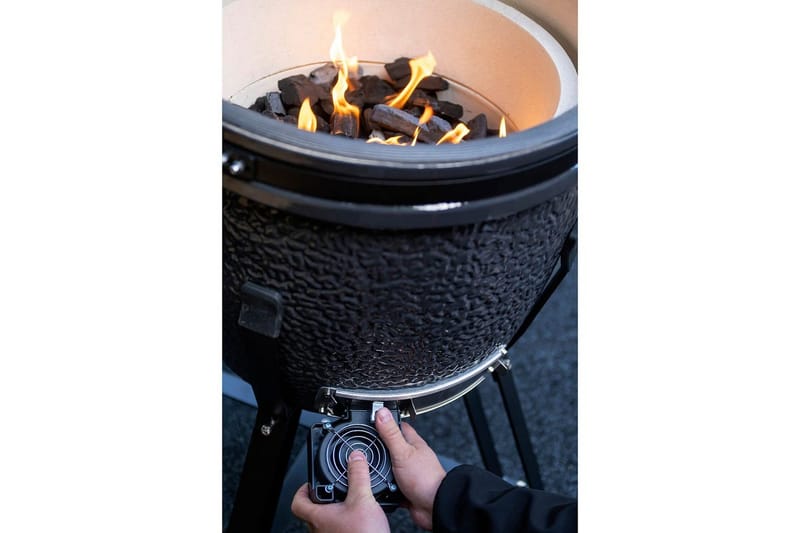 Tändfläkt Mustang Ignition Passar Kamado L och XL - Svart - Utemöbler - Grillar & matlagning utomhus - Grilltillbehör & grillredskap - Grilltändare