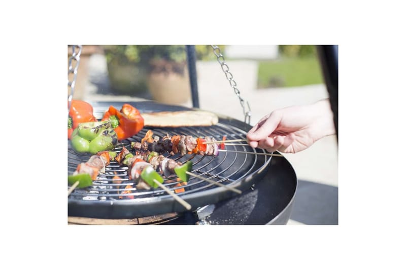 BBGRILL Stativgrill svart 172 cm BBQ TRIPOD - Utemöbler - Grillar & matlagning utomhus - Grillwok & stekhällar