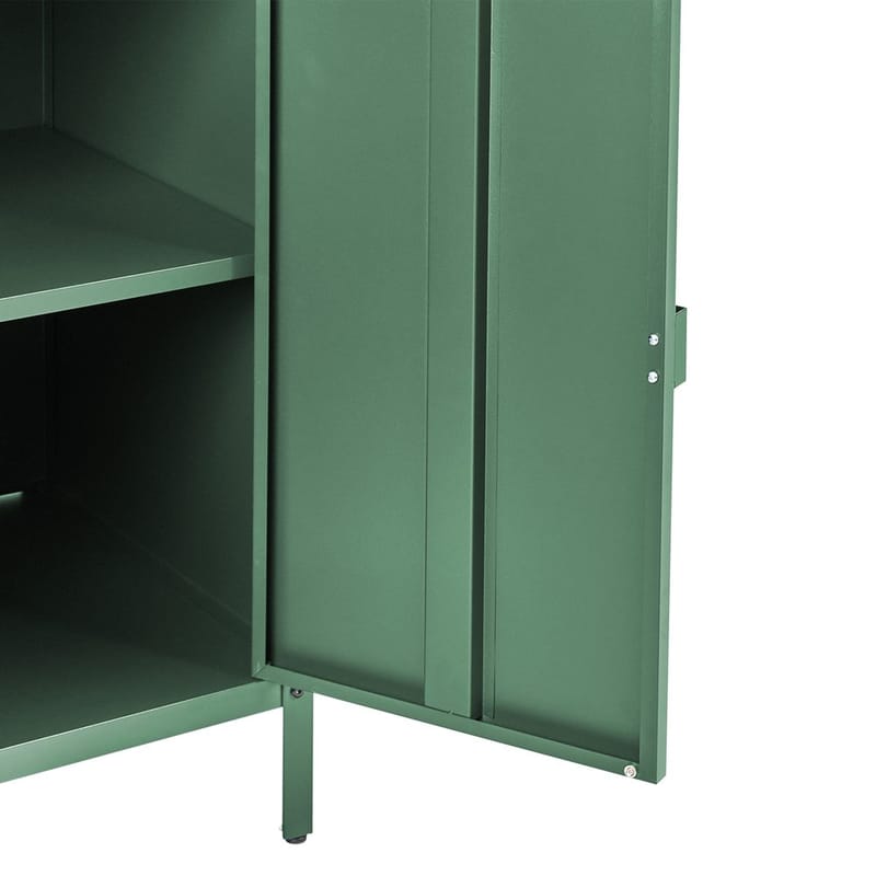 Kökskåp Vilama - Grön, Silver - Utemöbler - Grillar & matlagning utomhus - Utekök