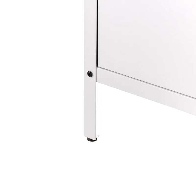 Kökskåp Vilama - Vit, Silver - Utemöbler - Grillar & matlagning utomhus - Utekök