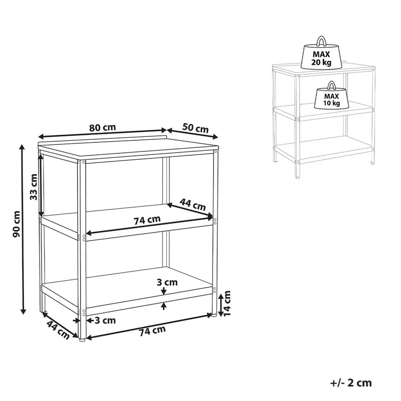 Köksö 2 dörrar Vilama - Utemöbler - Grillar & matlagning utomhus - Utekök