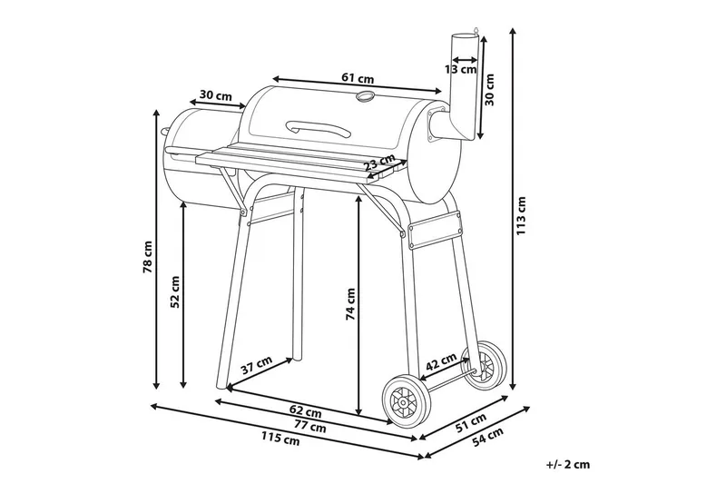 Kolgrill Katla - Utemöbler - Grillar & matlagning utomhus - Rökar & rökgrill