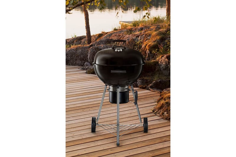 Kolgrill Mustang Gourmet 57 - Svart - Utemöbler - Grillar & matlagning utomhus - Kolgrill