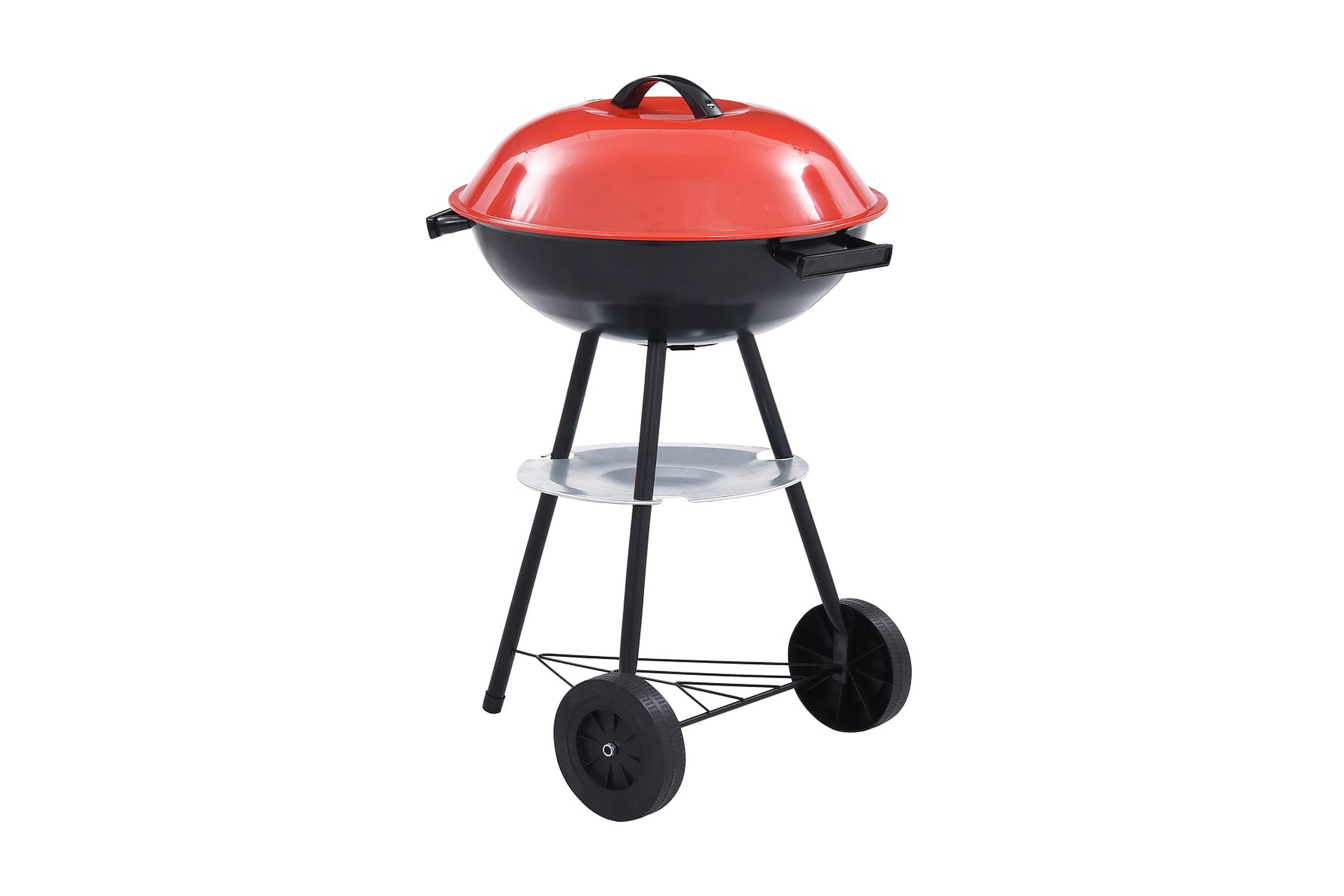 Portabel kolgrill med hjul XXL 44 cm – Flerfärgad