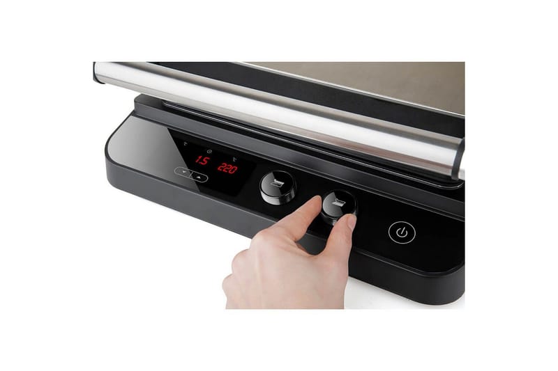 Bordsgrill Black+Decker Borstat Stål Temp Control 2000W - Utemöbler - Grillar & matlagning utomhus - Övriga grillar - Bärbar grill & campinggrill