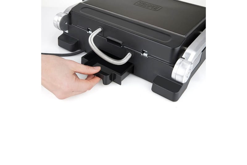 Bordsgrill Black+Decker Borstat Stål Temp Control 2000W - Utemöbler - Grillar & matlagning utomhus - Övriga grillar - Bärbar grill & campinggrill
