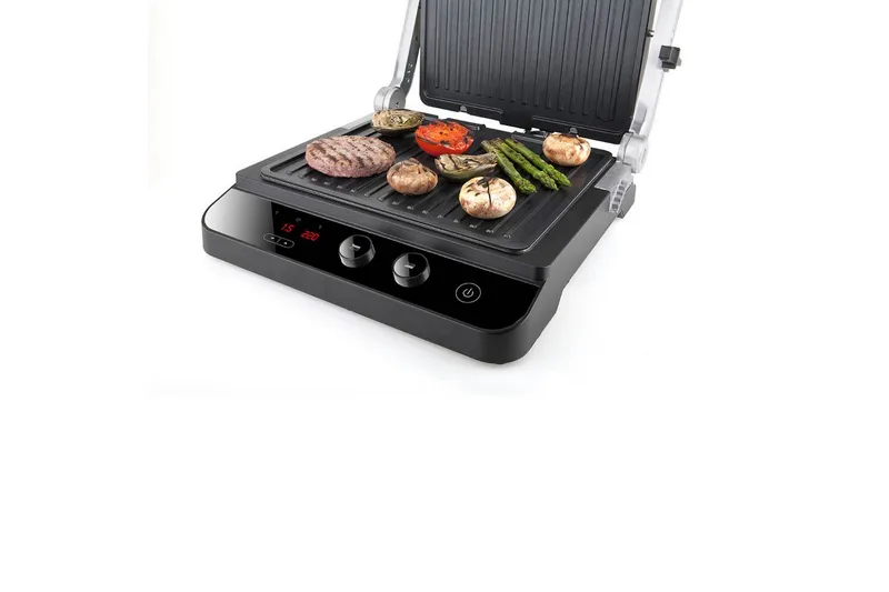 Bordsgrill Black+Decker Borstat Stål Temp Control 2000W - Utemöbler - Grillar & matlagning utomhus - Övriga grillar - Bärbar grill & campinggrill