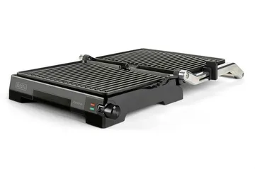 Bordsgrill Black+Decker Temp Control 2200W Borstat Stål - Grå - Utemöbler - Grillar & matlagning utomhus - Övriga grillar - Bordsgrill