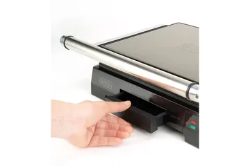 Bordsgrill Black+Decker Temp Control 2200W Borstat Stål - Grå - Utemöbler - Grillar & matlagning utomhus - Övriga grillar - Bordsgrill