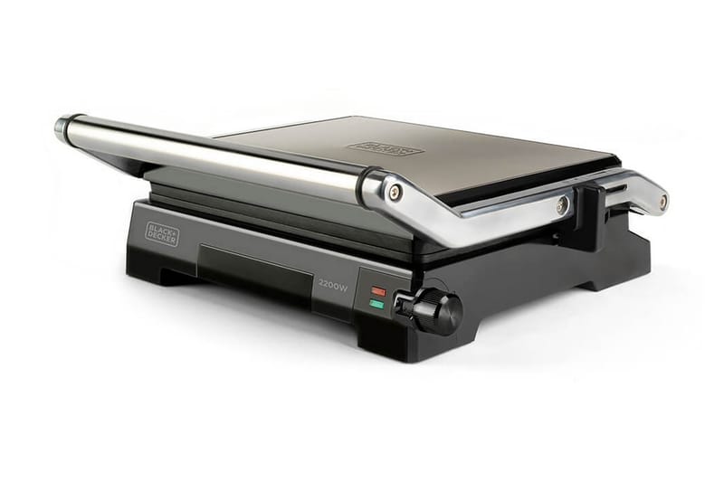 Bordsgrill Black+Decker Temp Control 2200W Borstat Stål, Grå