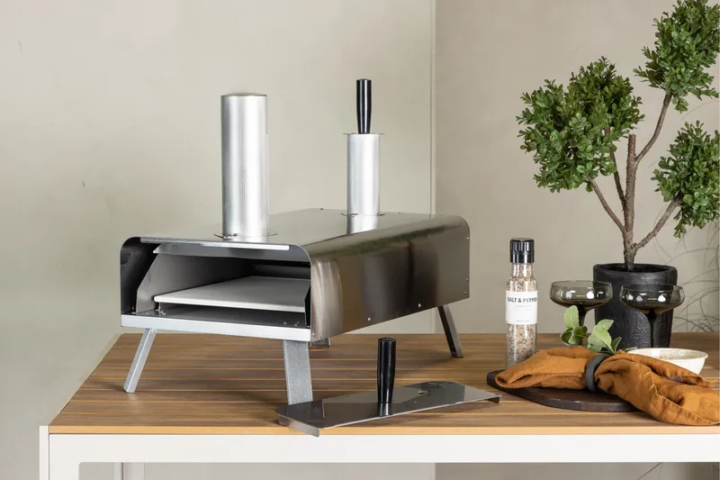 Digos Pizzaugn - Silver - Utemöbler - Grillar & matlagning utomhus - Övriga grillar - Pizzaugn & vedugn