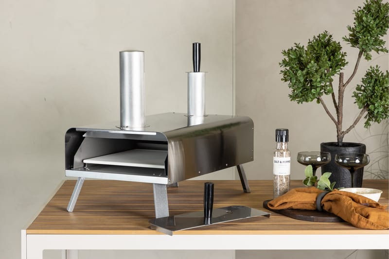 Digos Pizzaugn - Silver - Utemöbler - Grillar & matlagning utomhus - Övriga grillar - Pizzaugn & vedugn