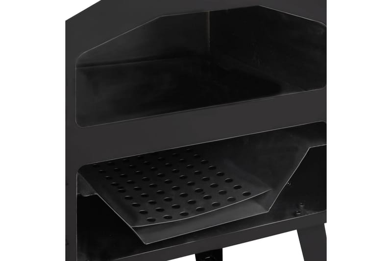 Pizzaugn koleldad med 2 tegelplattor - Svart - Utemöbler - Grillar & matlagning utomhus - Övriga grillar - Pizzaugn & vedugn