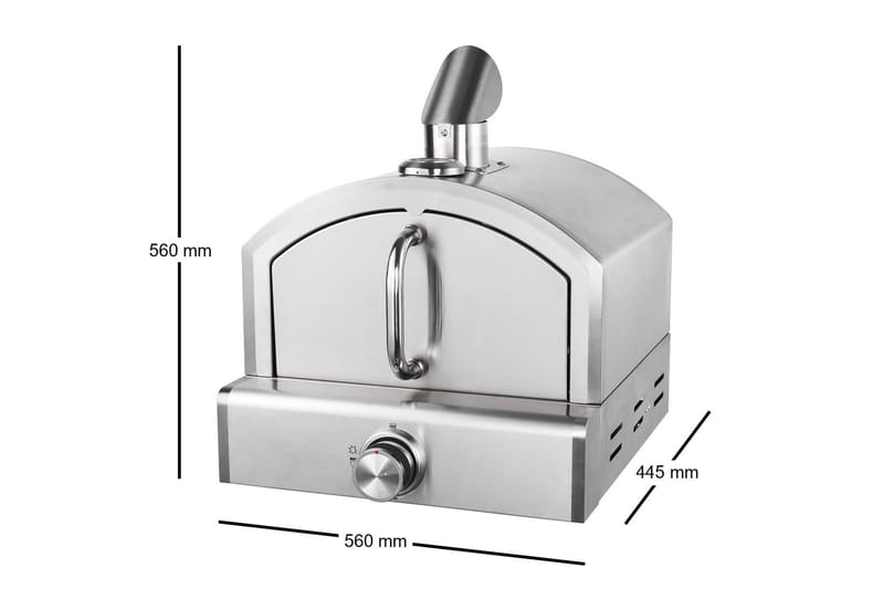 Stainless - Brooklyn Pizzaugn - Myoutdoorkitchen - Utemöbler - Grillar & matlagning utomhus - Övriga grillar - Pizzaugn & vedugn