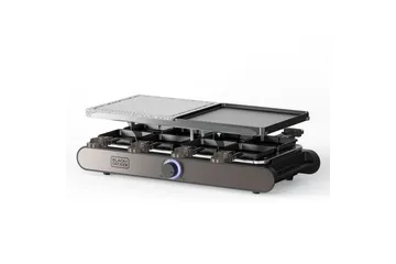 Raclettegrill Black+Decker - Silver - Utemöbler - Grillar & matlagning utomhus - Övriga grillar - Raclettgrill