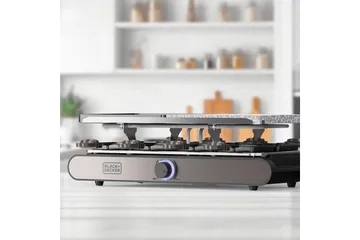 Raclettegrill Black+Decker - Silver - Utemöbler - Grillar & matlagning utomhus - Övriga grillar - Raclettgrill