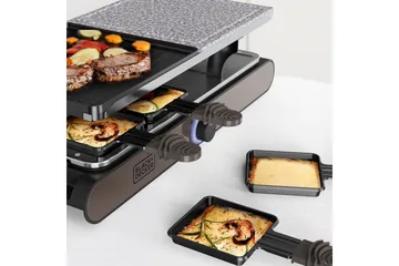 Raclettegrill Black+Decker - Silver - Utemöbler - Grillar & matlagning utomhus - Övriga grillar - Raclettgrill