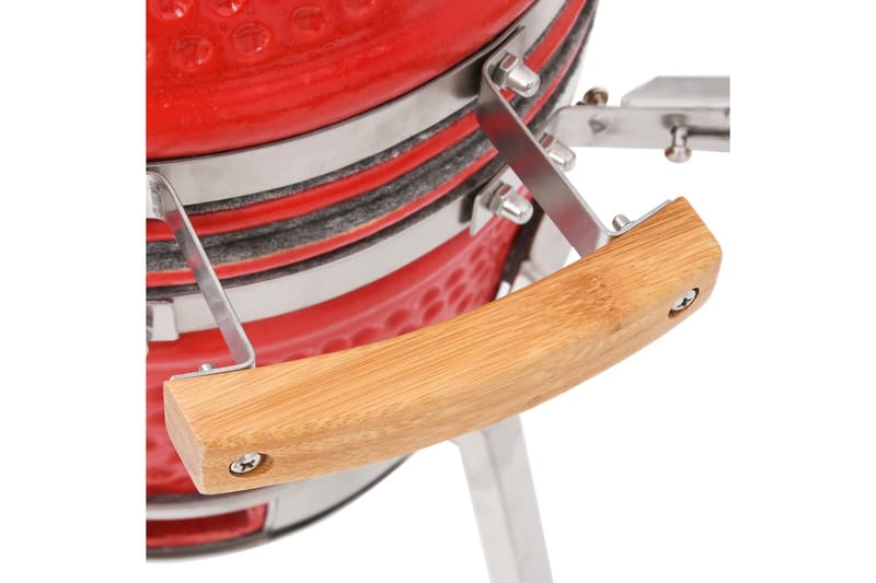 Kamado Rökgrill keramik 76 cm - Röd - Utemöbler - Grillar & matlagning utomhus - Rökar & rökgrill