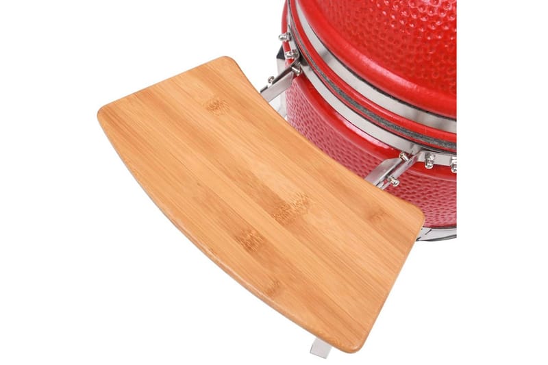 Kamado Rökgrill keramik 76 cm - Röd - Utemöbler - Grillar & matlagning utomhus - Rökar & rökgrill