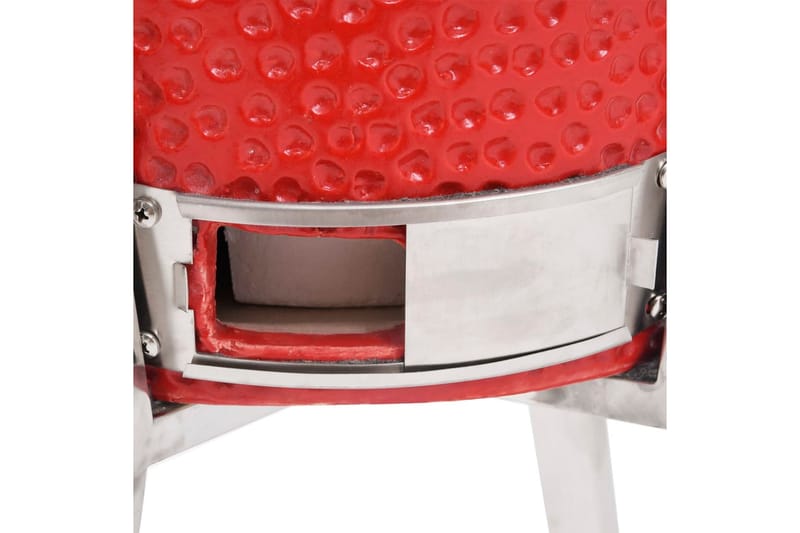 Kamado Rökgrill keramik 76 cm - Röd - Utemöbler - Grillar & matlagning utomhus - Rökar & rökgrill