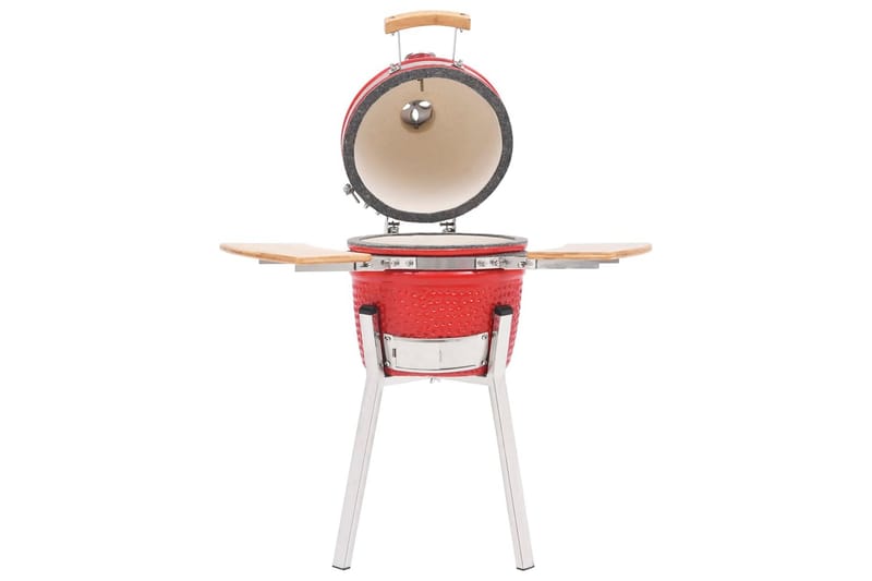 Kamado Rökgrill keramik 76 cm - Röd - Utemöbler - Grillar & matlagning utomhus - Rökar & rökgrill
