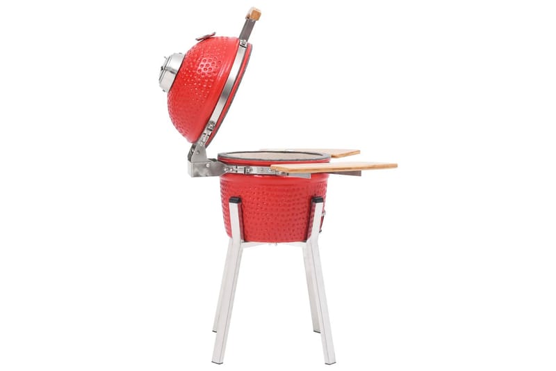 Kamado Rökgrill keramik 76 cm - Röd - Utemöbler - Grillar & matlagning utomhus - Rökar & rökgrill