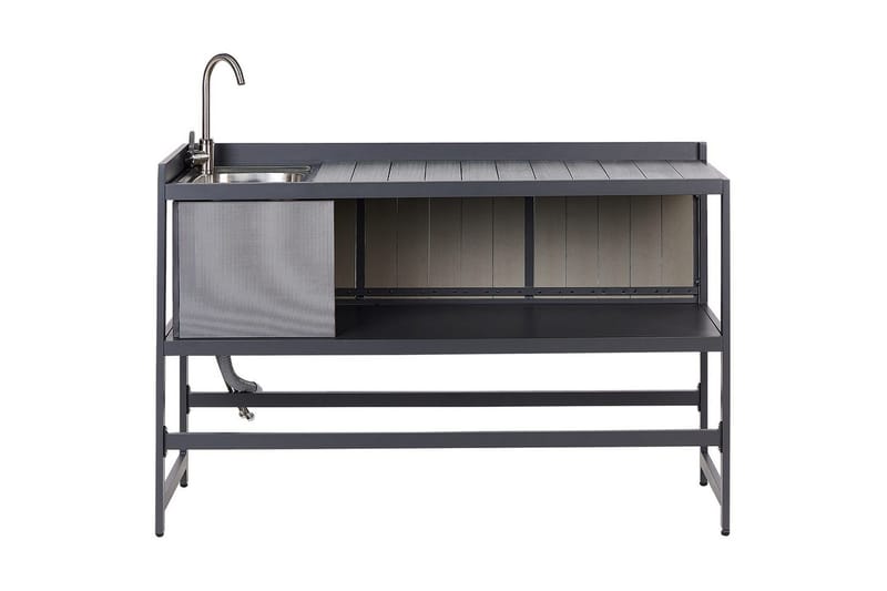 Trädgårdskök Ortisei Grå - Grå - Utemöbler - Grillar & matlagning utomhus - Utekök