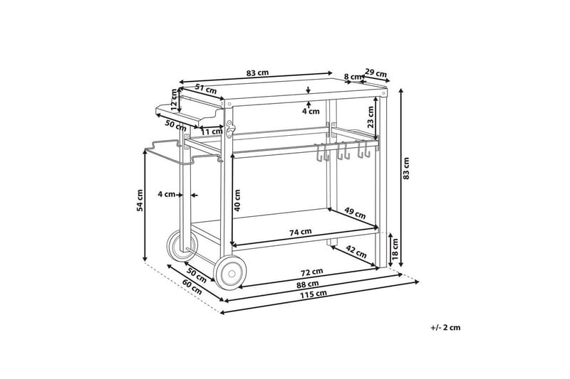 Trädgårdskök Staletti - Utemöbler - Grillar & matlagning utomhus - Utekök