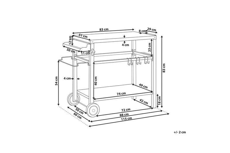 Trädgårdskök Staletti - Utemöbler - Grillar & matlagning utomhus - Utekök