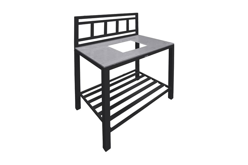 Atlantis Mittdel till Utekök 90x60 cm Svart, Venture Home