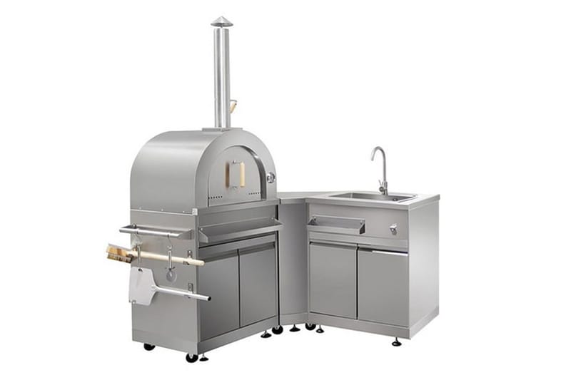Inox Range - 430SS Stainless - Hörnmodul - Myoutdoorkitchen - Utemöbler - Grillar & matlagning utomhus - Utekök