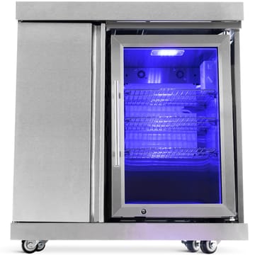 Miami Kylskåp till gasolgrill Silver - Utemöbler - Grillar & matlagning utomhus - Utekök