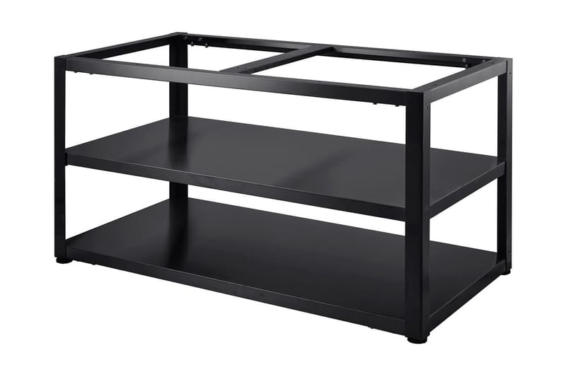 NORDIC LINE BLACK Basmodul 120 cm 2 Moduler Svart - MyOutdoorKitchen - Utemöbler - Grillar & matlagning utomhus - Utekök