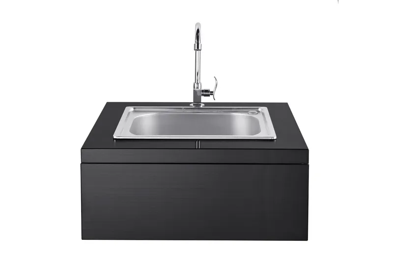 Nordic Line Black Integrerbar Vaskmodul Svart, MyOutdoorKitchen