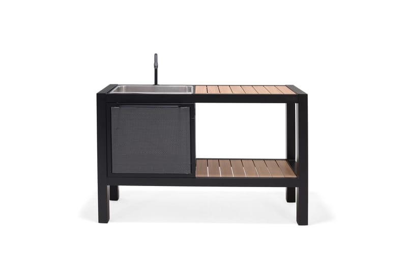 PANAMA Utekök utan grill 132x48 cm Svart - Lifestyle Garden - Utemöbler - Grillar & matlagning utomhus - Utekök