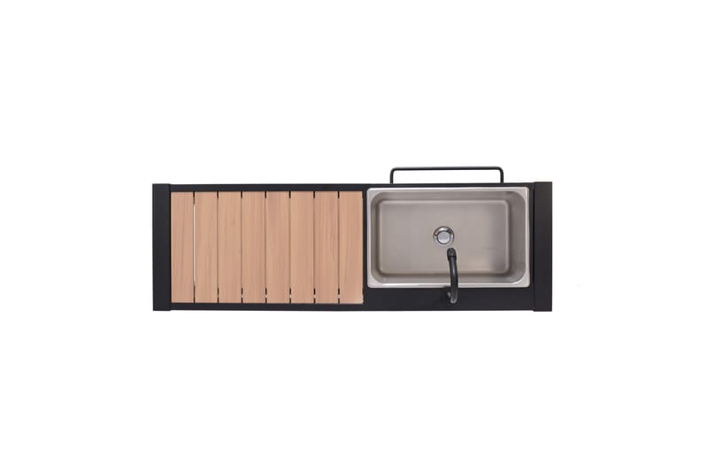 PANAMA Utekök utan grill 132x48 cm Svart - Lifestyle Garden - Utemöbler - Grillar & matlagning utomhus - Utekök